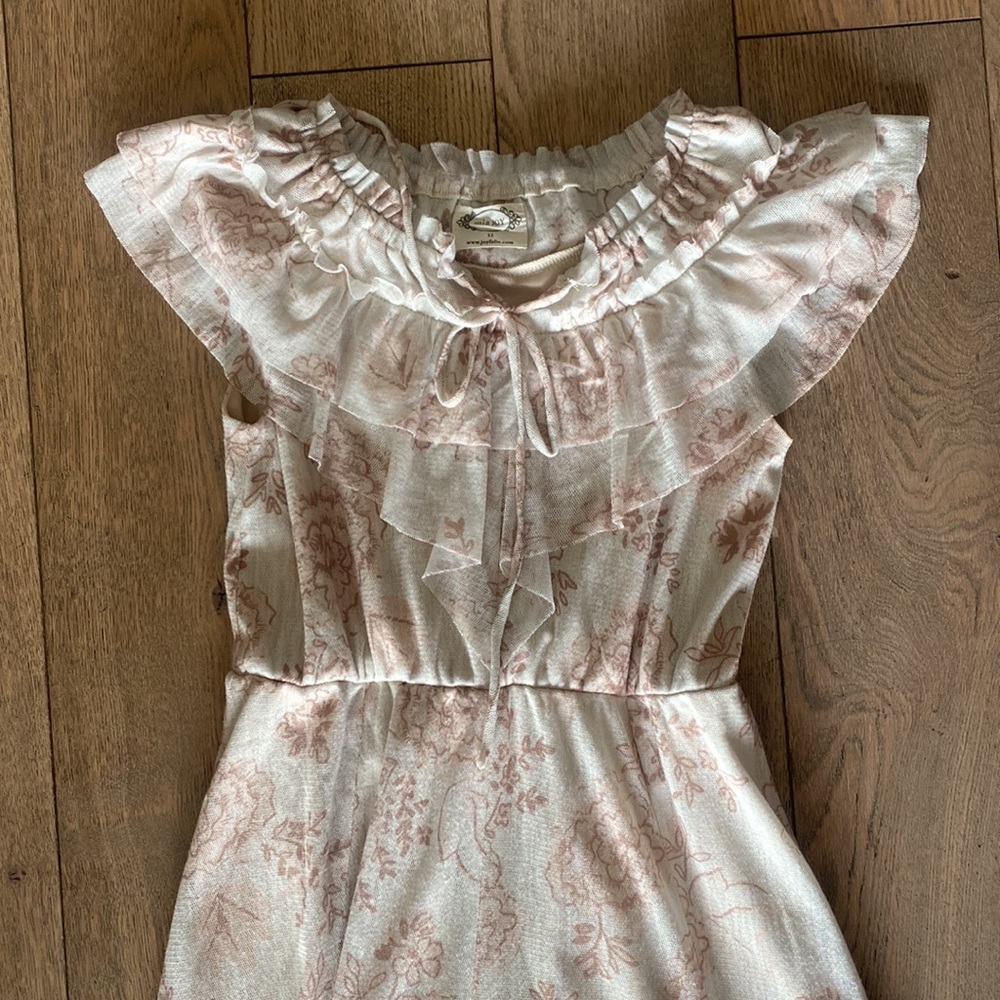 Joyfolie Mia Joy dress. Hi lo dress lined with beautiful details. Size 12.